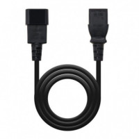CABLE ALIMENTACION IEC C13/H - IEC C14/M 3M