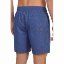 Bañador GUESS Azul Logotipo Estampado