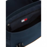Tjm Colorblock Utility Messenger Dark Bl  TOMMY HILFIGER