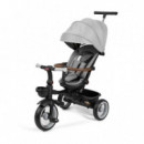 Triciclo Evolutivo Plegable Pedalin Gris  MS