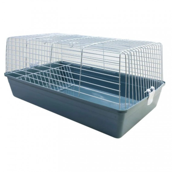 ICA Roedor Jaula Bony Blanco y Azul L 85X49X38 Cm