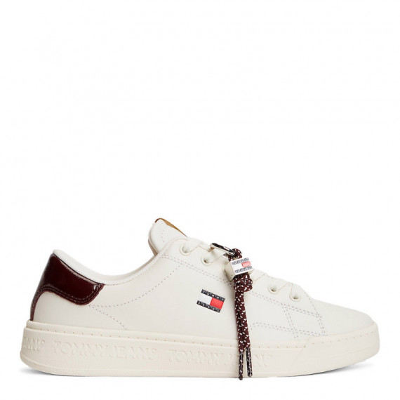 Zapatillas de tenis en piel con logo
