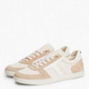 Zapatillas TH Tribeca de ante con mezcla de texturas y logo