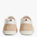 Zapatillas TH Tribeca de ante con mezcla de texturas y logo
