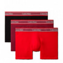 Pack de 3 Bóxers Cortos - Icon Cotton Stretch  CALVIN KLEIN