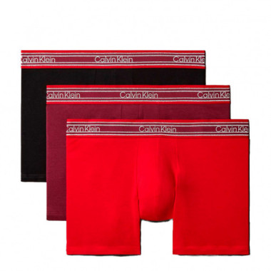 Pack de 3 B&oacute;xers Cortos - Icon Cotton Stretch  CALVIN KLEIN