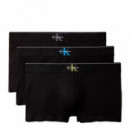 Pack de 3 Bóxers Cortos - Icon Cotton Stretch Graphic  CALVIN KLEIN