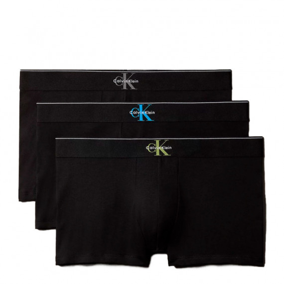 Pack de 3 Bóxers Cortos - Icon Cotton Stretch Graphic  CALVIN KLEIN