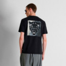 Camiseta Regular Fit con Estampado en el Delantero  ANTONY MORATO
