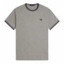 Camiseta Twin Tipped  FRED PERRY