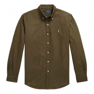Camisa Oxford Custom Fit Te&ntilde;ida  RALPH LAUREN