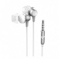 ENERGY SISTEM Auriculares Intrauditivos Metallized Plata Microfono