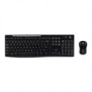 TECLADO + RATON LOGITECH DESKTOP MK270 INALAMBRICO BLACK