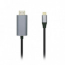 AISENS CABLE USB-C A HDMI MACHO 1.8M A109-0393 NEGRO