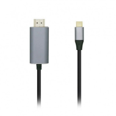 AISENS CABLE USB-C A HDMI MACHO 1.8M A109-0393 NEGRO