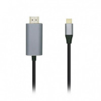 AISENS Cable Usb-c a HDMI Macho 1.8M A109-0393 Negro