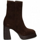 BOTIN TACON PLAT TRENZADO ANTE MOKA