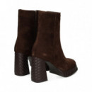 BOTIN TACON PLAT TRENZADO ANTE MOKA