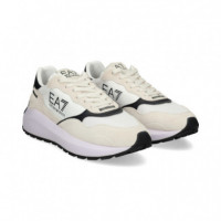 Deportivo Doble Goma Nylon Blanco  EA7