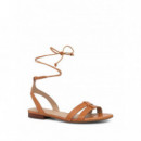 POLO RALPH LAUREN - PALOMA-SANDALS-FLAT SANDAL - CLASSIC CARAMEL - 802P01551002/CLASSIC CARAMEL