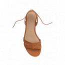 POLO RALPH LAUREN - PALOMA-SANDALS-FLAT SANDAL - CLASSIC CARAMEL - 802P01551002/CLASSIC CARAMEL