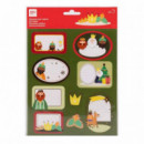 Etiquetas de Regalo Navideñas Reyes Magos Adhesivas