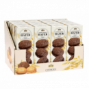 Galletas Sandwich de Avena y Cacao con Chocolate Negro