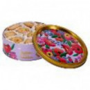 Lata de Galletas Sabor Mantequilla con Flores 340 g