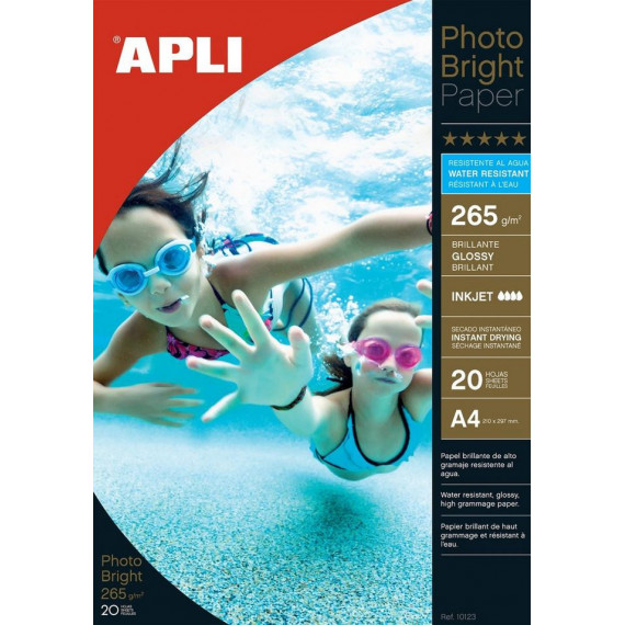Papel Fotográfico Water Resist 20 Hojas