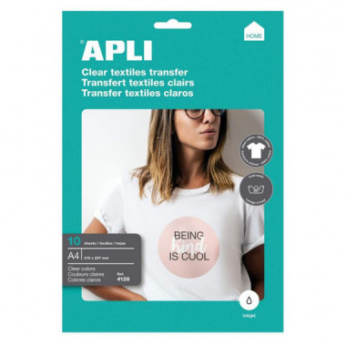 Papel Transfer para Prendas Blancas 10 Hojas