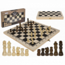 Juego de Madera Ajedrez 34x34 cm 63/3058