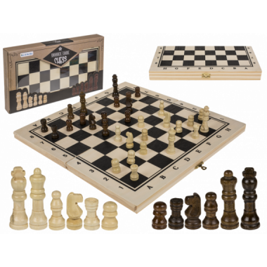 Juego de Madera Ajedrez 34x34 cm 63/3058