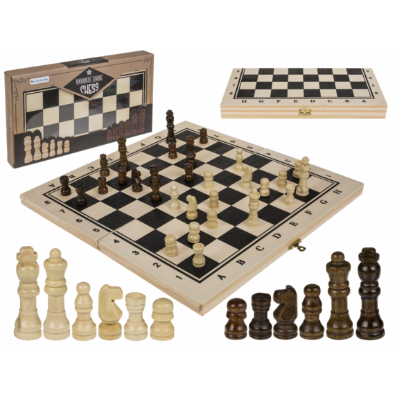 Juego de Madera Ajedrez 34x34 cm 63/3058