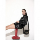 Bolso bandolera solapa con ojales de Lola Casademunt