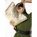 Bolso shopper monograma relieve de Lola Casademunt