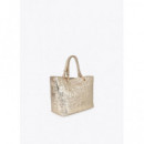 Bolso shopper monograma relieve de Lola Casademunt