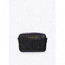 Bolso bandolera con logo grabado de Lola Casademunt