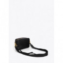 Bolso bandolera con logo grabado de Lola Casademunt