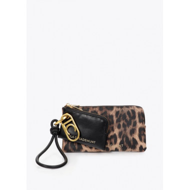 Monedero Doble LOLA CASADEMUNT Animal Print