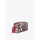 Neceser Lola Casademunt con estampado animal print