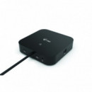 Docking I-TEC Usb-c - 5XUSB/HDMI/RJ45/DP/JACK/USB-C Black