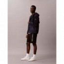 350TERRY EU SP GRAPHIC SHORT BLACK