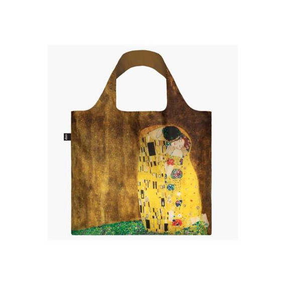 LOQI Gk.ki.r Bolsa Plegable Recicable The Kiss Gustav Klimt 50X42CMS/ hasta 20KGS