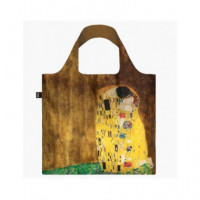 LOQI Gk.ki.r Bolsa Plegable Recicable The Kiss Gustav Klimt 50X42CMS/ hasta 20KGS