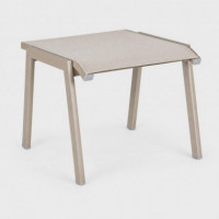 Reposapiés Victor Apilable de Aluminio y Textilene Beige para Exterior Terrazza Collection®  TERRAZZA COLLECTION