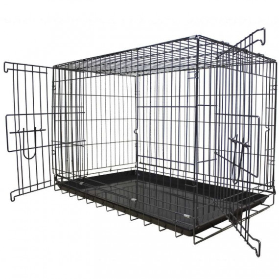ICA Jaula Metalico Plegable 76X46X54 Cm