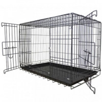 ICA Jaula Metalico Plegable 76X46X54 Cm