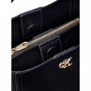 CK BUCKET WITH STRAP BLACK