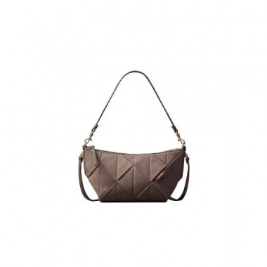 WOVEN SUEDED SHOULDER BAG MOONSTRUCK SUE