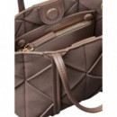 WOVEN SUEDED SHOULDER BAG MOONSTRUCK SUE